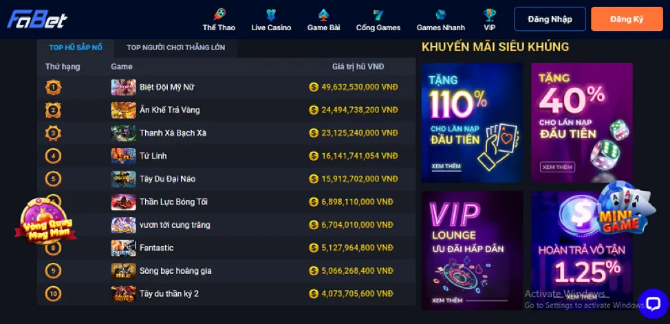 Hoàn trả không giới hạn a88 link vào